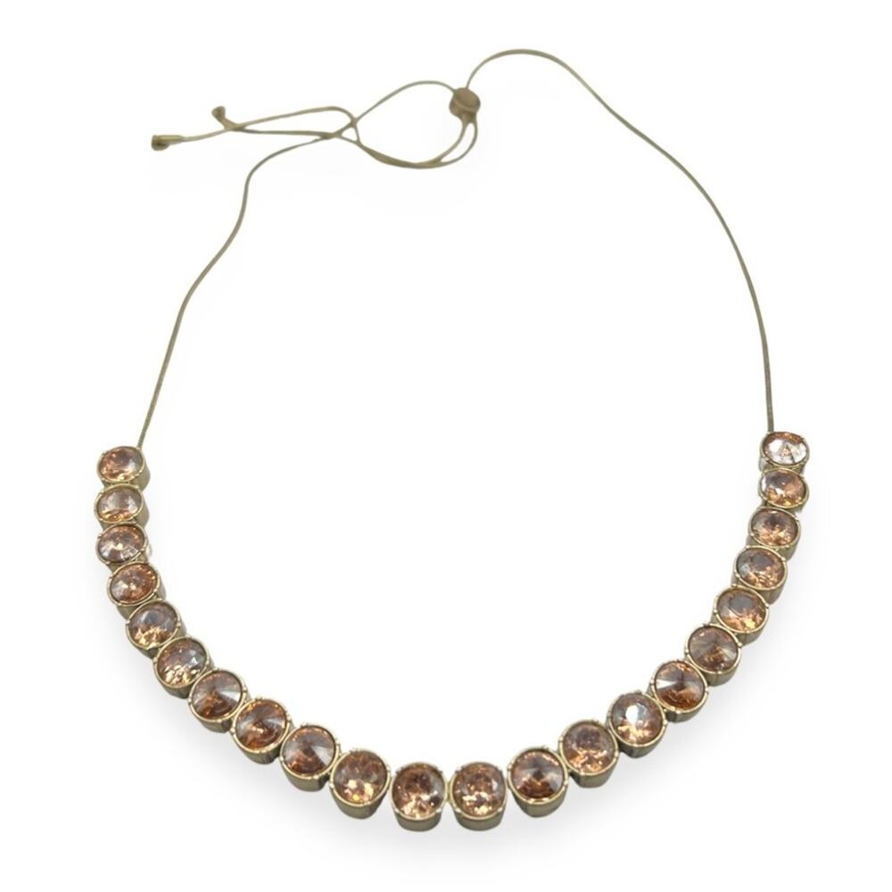 STELLA & DOT • Vintage Vida Champagne Gold Toned Necklace - Picture 2 of 5